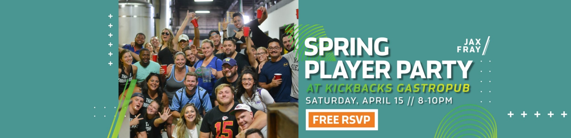 JAX Spring Player Party - RSVP Free as a Player or Member!