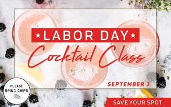 Labor Day cocktail class header